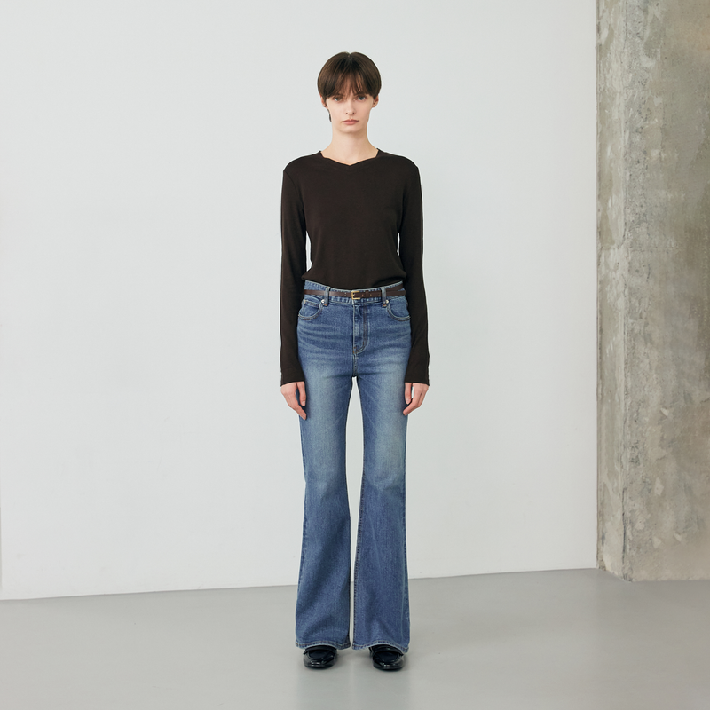 27Y(トゥエンティセブンワイ)の「Middle blue wide boots cut - D002(Pants)」