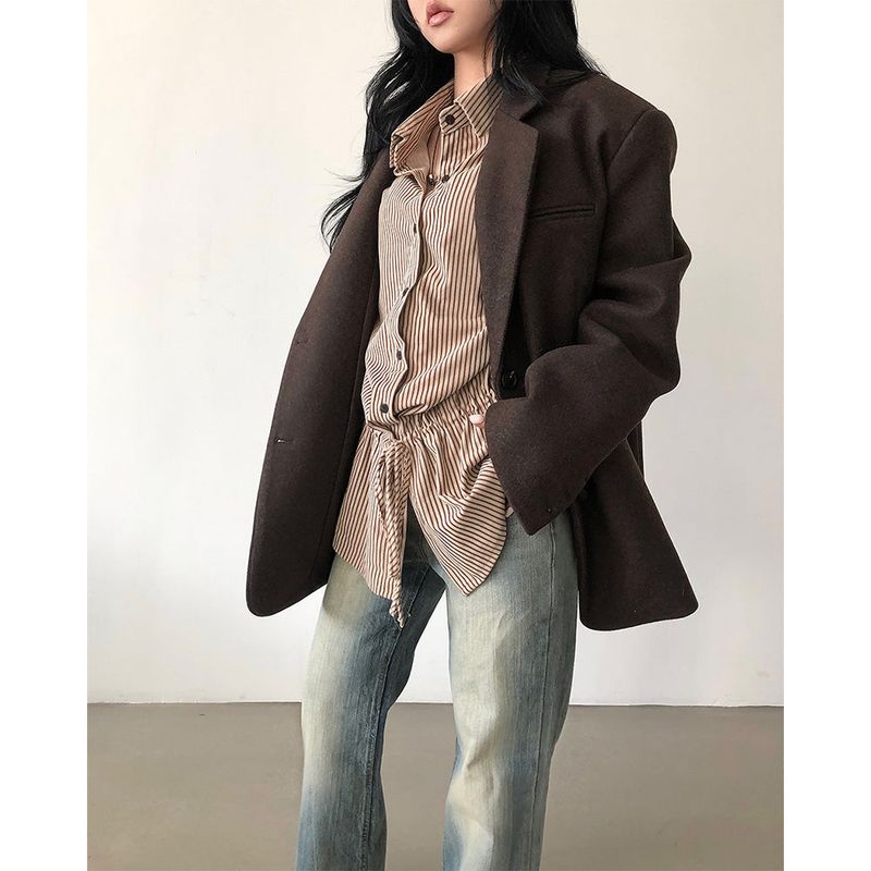Walnut Wool Jacket