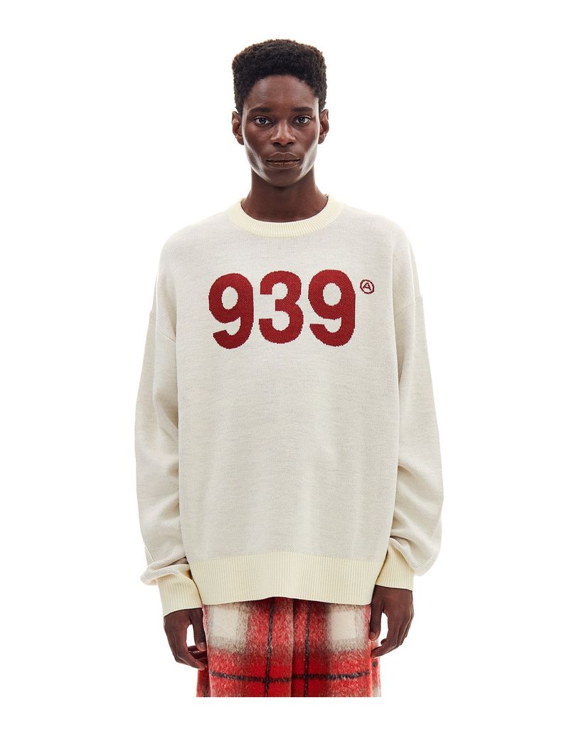 ARCHIVE BOLD(アーカイブボールド)の「939 LOGO KNIT (IVORY)(Tops)」