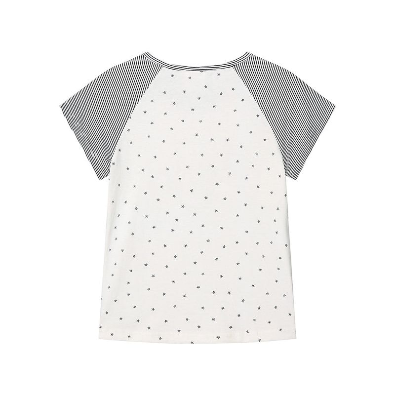 Melody Star Raglan T-shirt - WHITE
