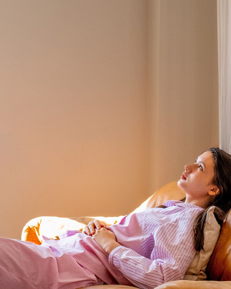 Two-tone Pajama set (pink)