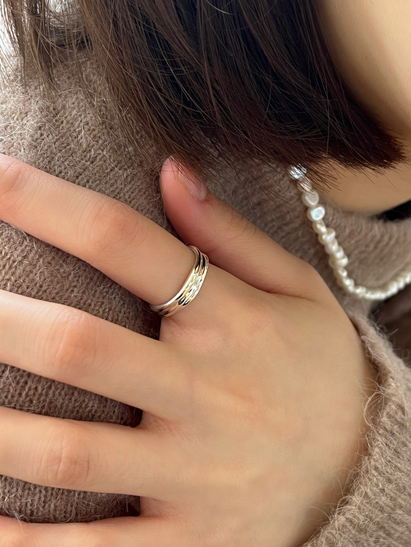 Gentle ring (silver) *1PCS