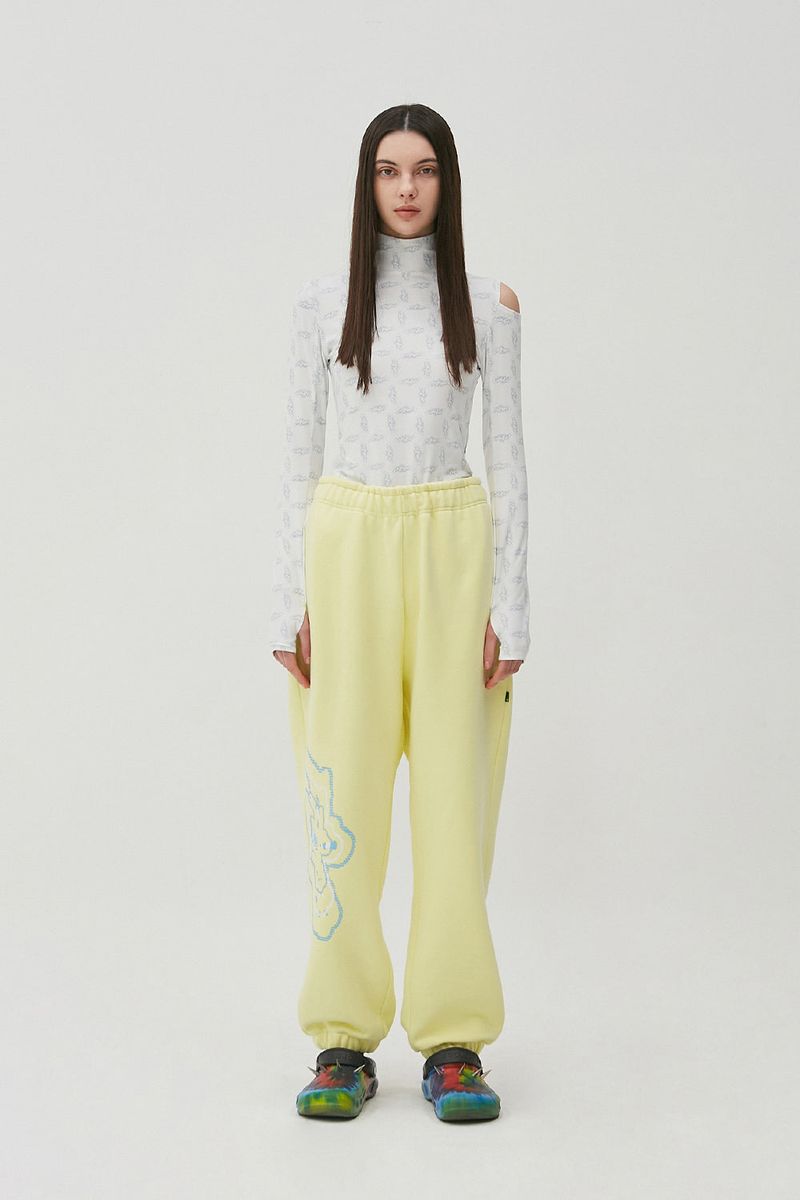 FLIP Pattern Turtleneck_White