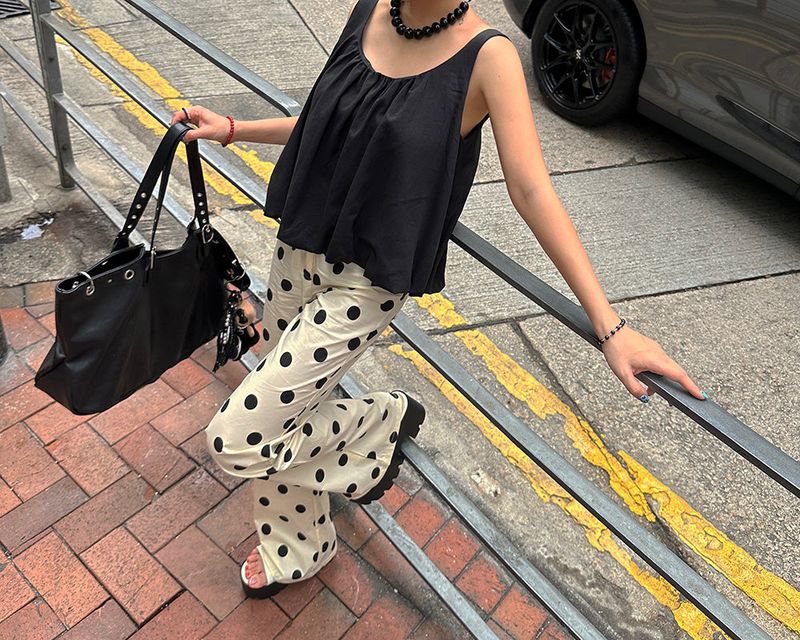 Youth Pumpkin Balloon Bustier Blouse