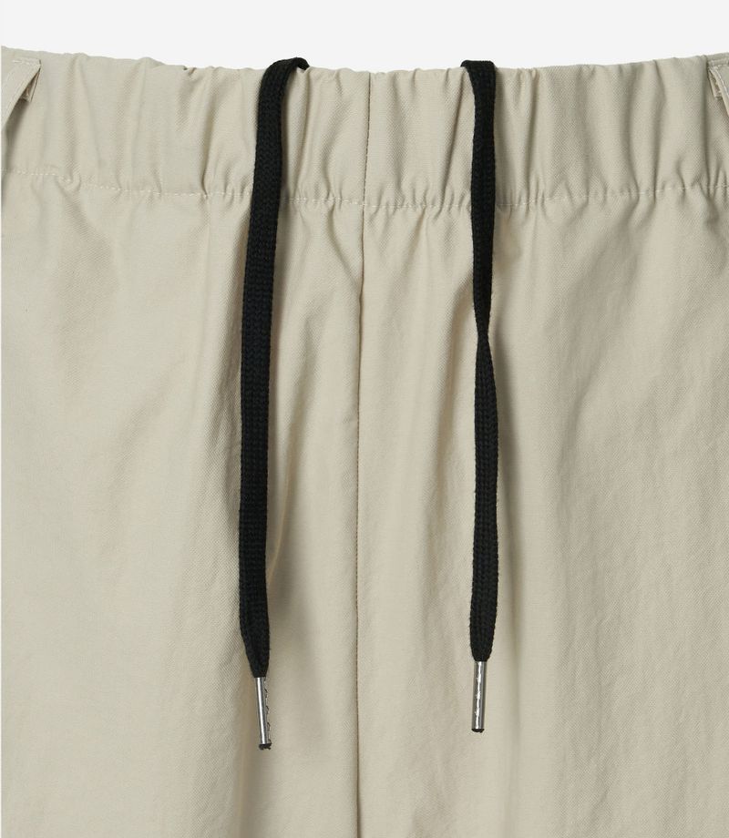 Newalrin emblem nylon wide Pants