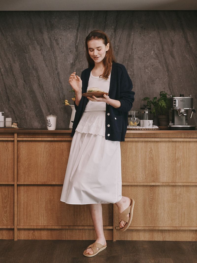 Loose cardigan (Dark grey)