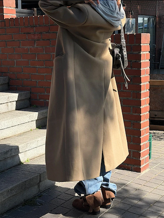 [Unisex] Max double long coat(2color)