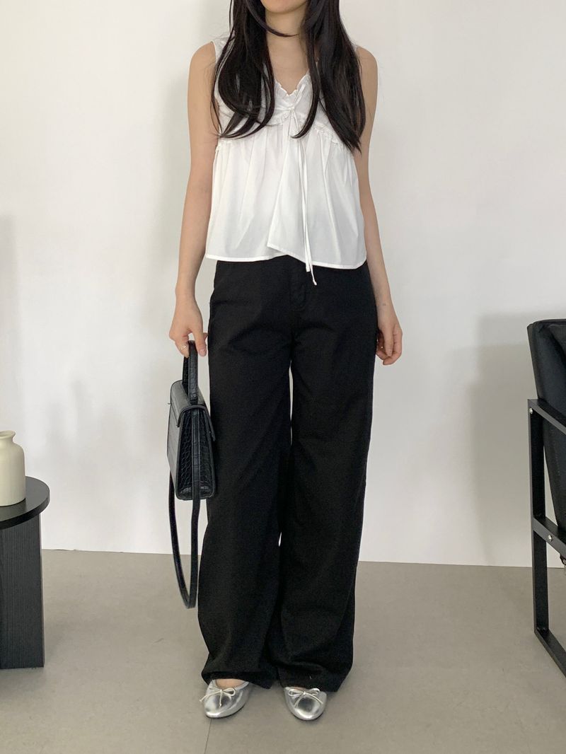 Julia straight wide pants