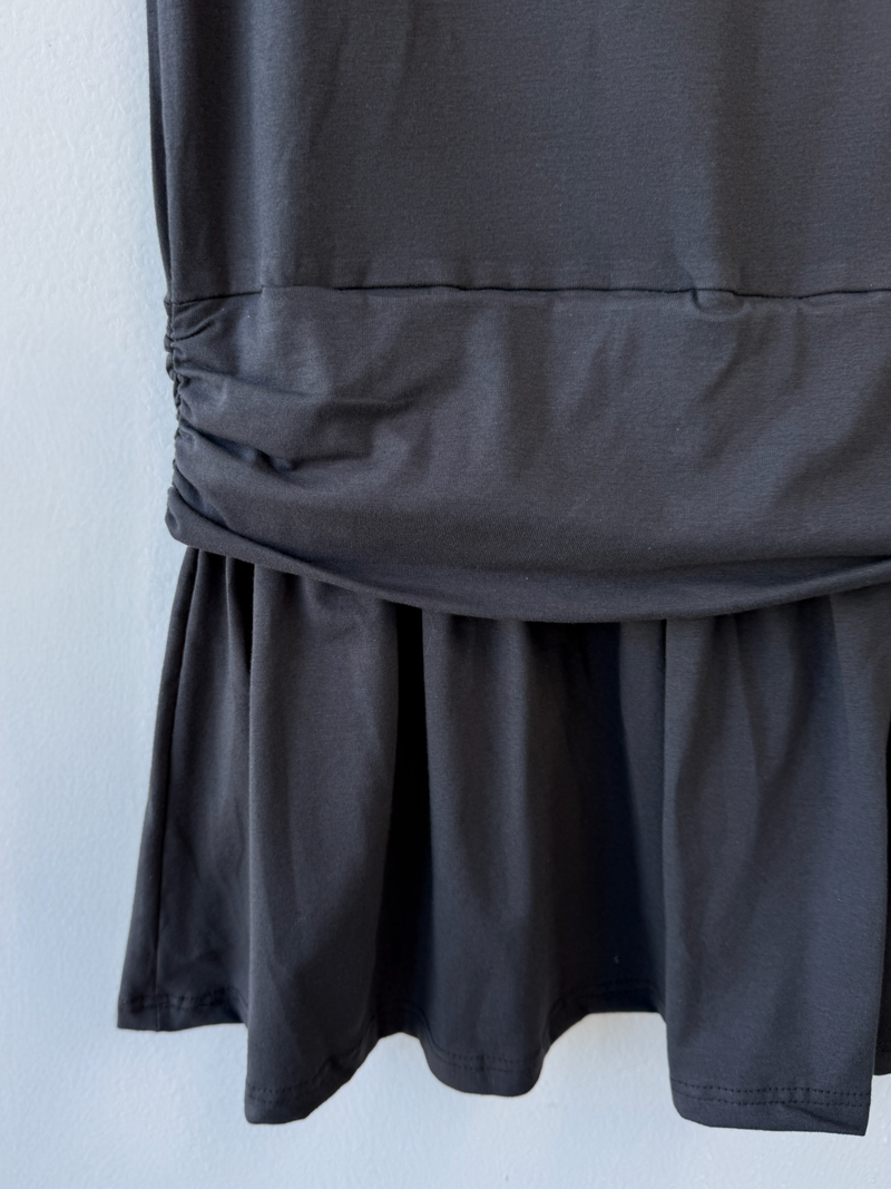 core shirring dress