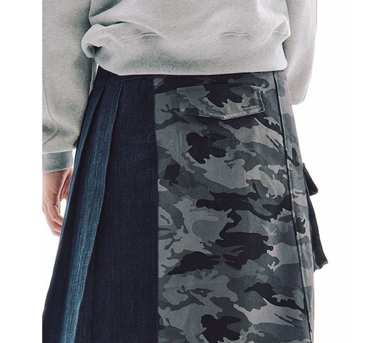 DUAL ROUTE WRAP SKIRT
