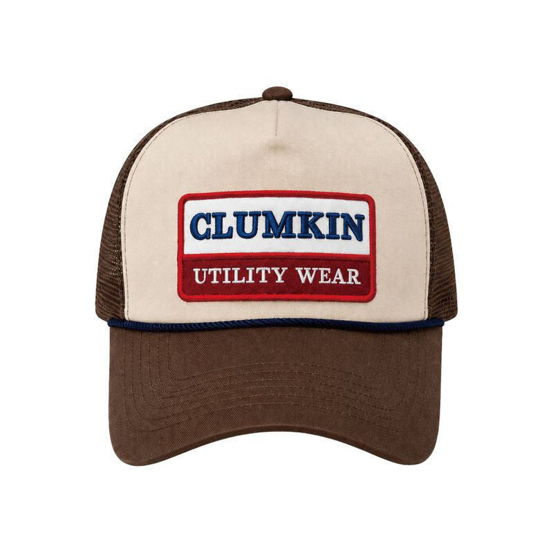 CLUMKIN（クラムキン）の「ヴィンテージパッチメッシュキャップ (BROWN)（帽子）」