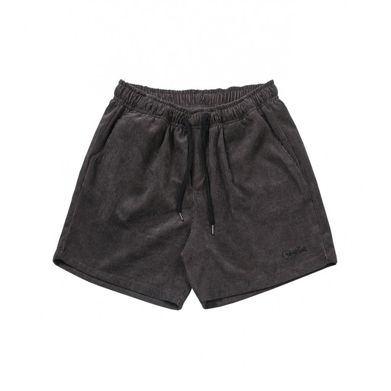 ARCANE FUNK(アーケインファンク)の「CORDUROY LOGO HALF PANTS CHARCOAL(Pants)」