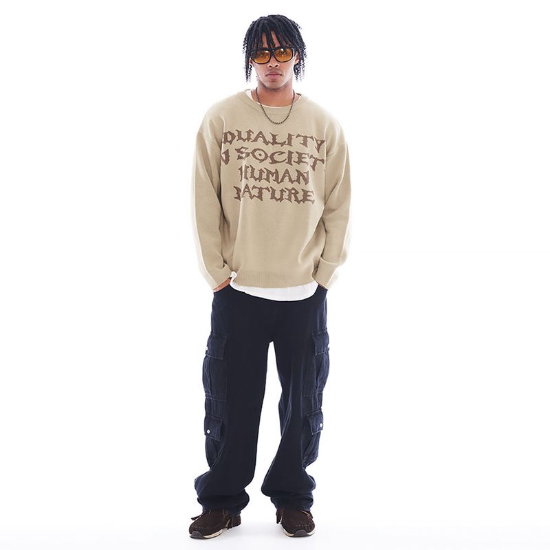 GOTTER GALLERY（ゴッターギャラリー）の「HUMAN NATURE KNIT_BE（Tops）」