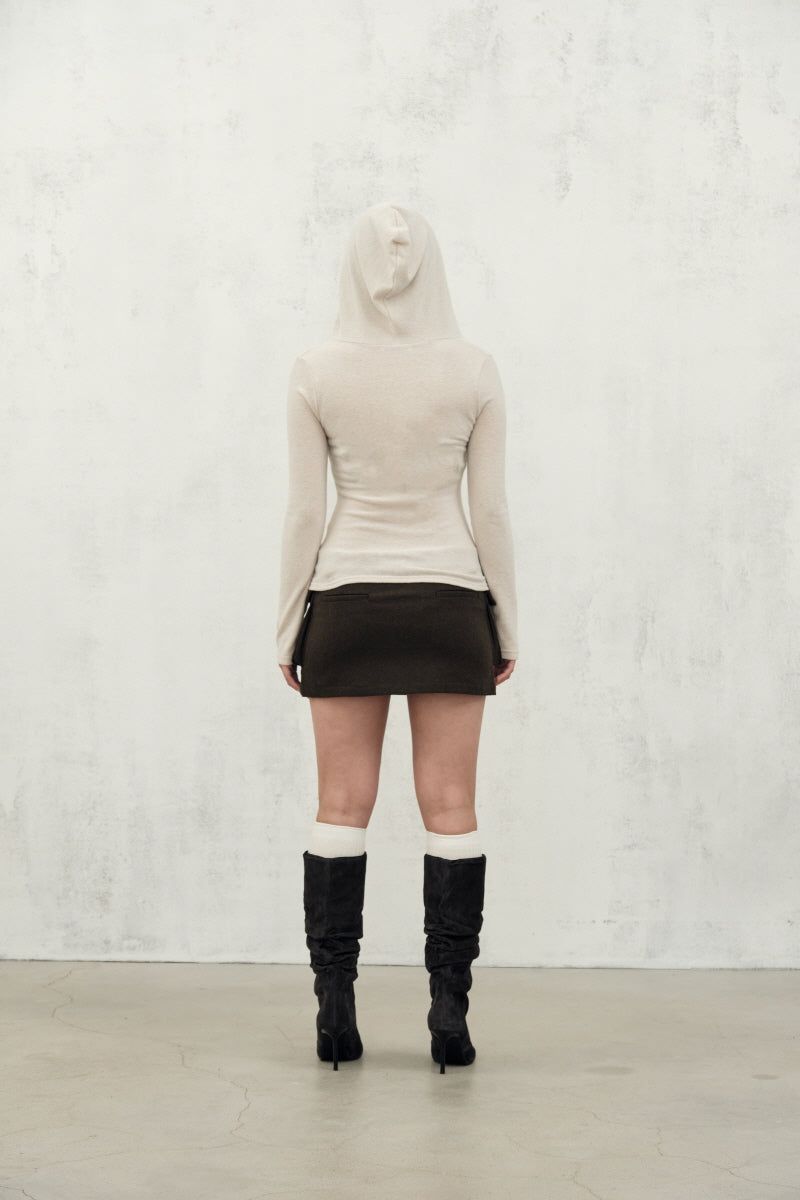sl cross hood (ivory)