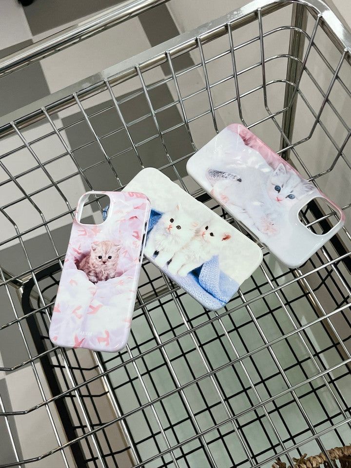 [cozy pink kitty hard case]