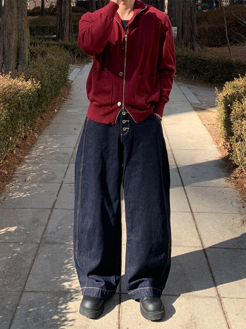 Mensfloor（メンズフロア）の「Katel Button Cashmere Zip-up（Tops）」