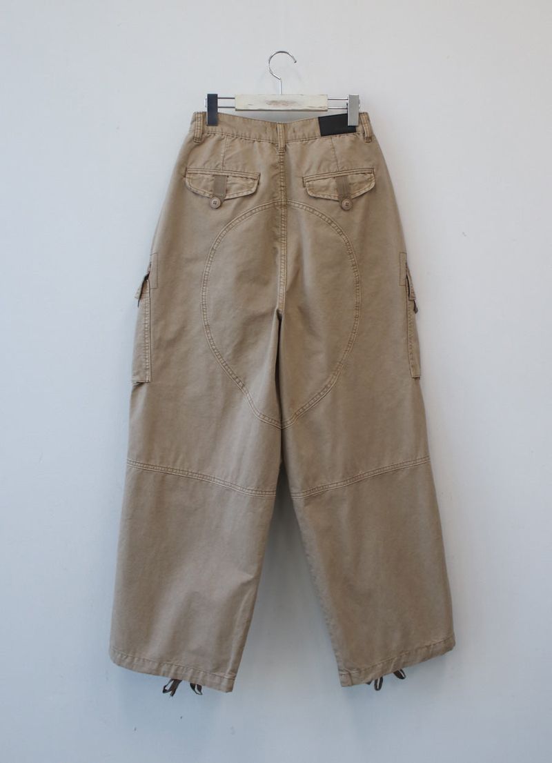 museum dyeing cargo pants