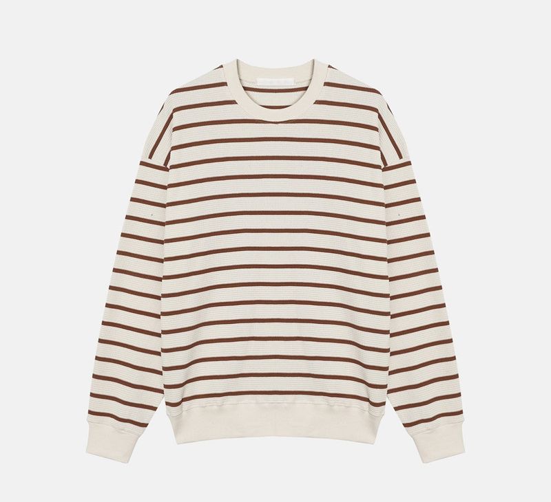 Jack Waffle Border Sweat Shirt (5color)