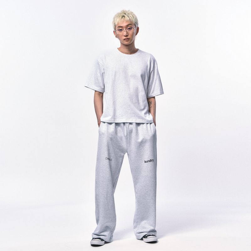 C Wear by the Genius（シーウェア バイザジーニアス）の「Men's Crop T-Shirt Melange White（Tops）」