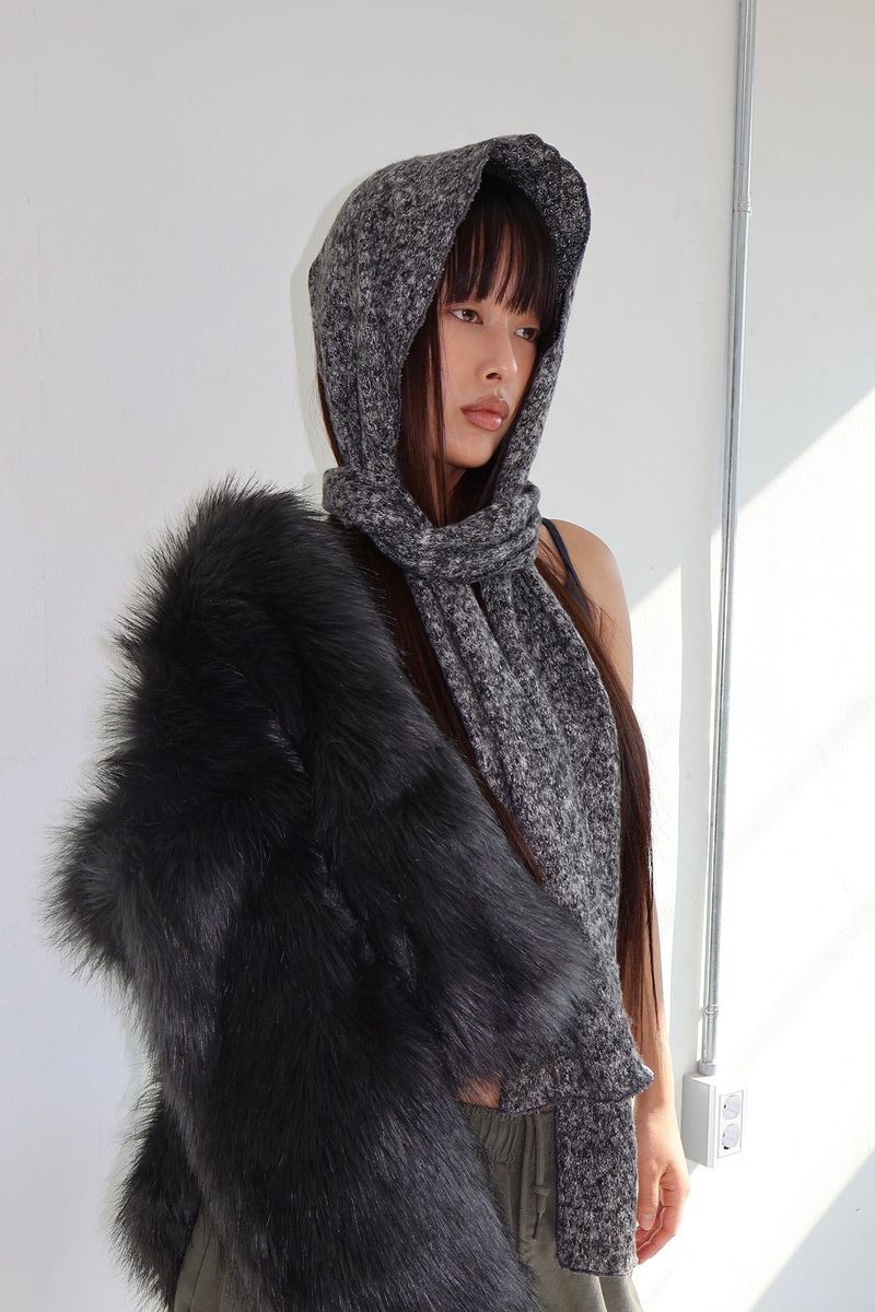 SOFT LONG KNIT MUFFLER (2COLORS)