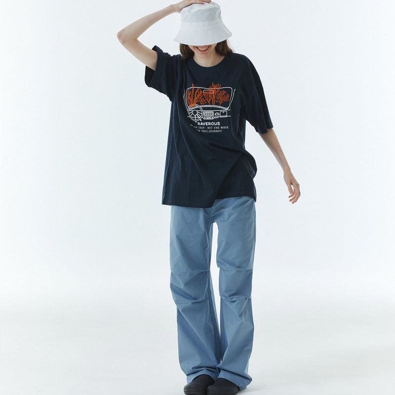 Coral T-Shirt Navy