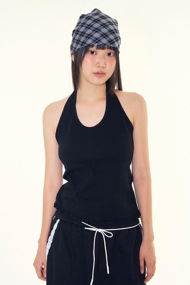 Raucohouse（ラウコハウス）の「Coast halterneck ribbed top（Tops）」