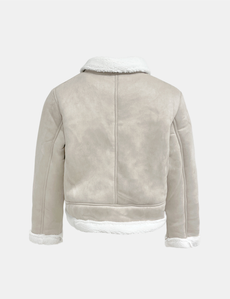 Winter Suede Fur Collar Jacket