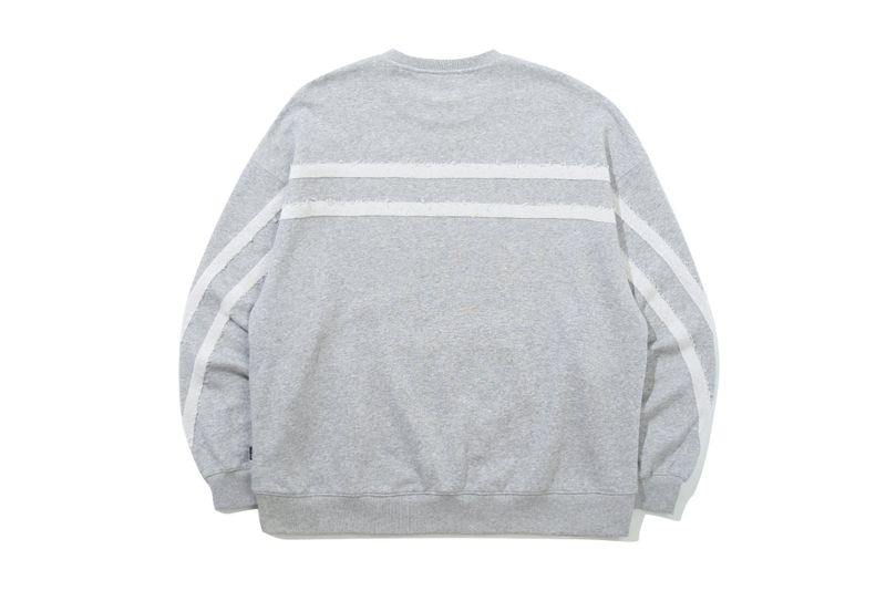 REVERSE LINE POCKET CREWNECK