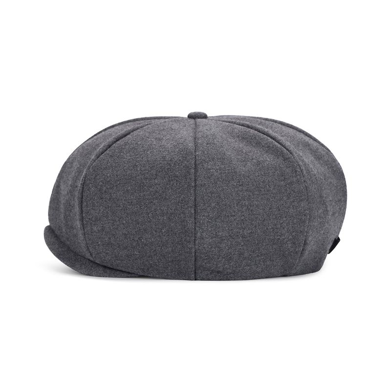 VARZAR Logo Easy Fit Newsboy Cap / Gray