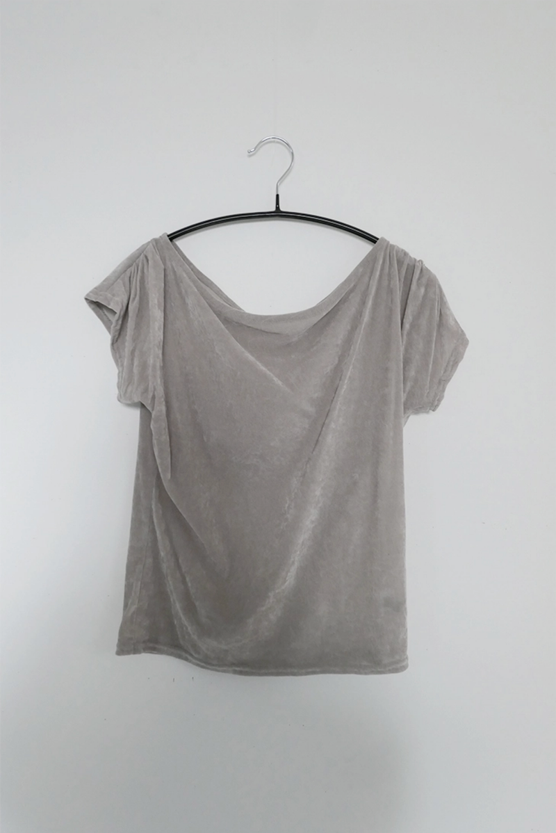 soft cowl neck T (2c)