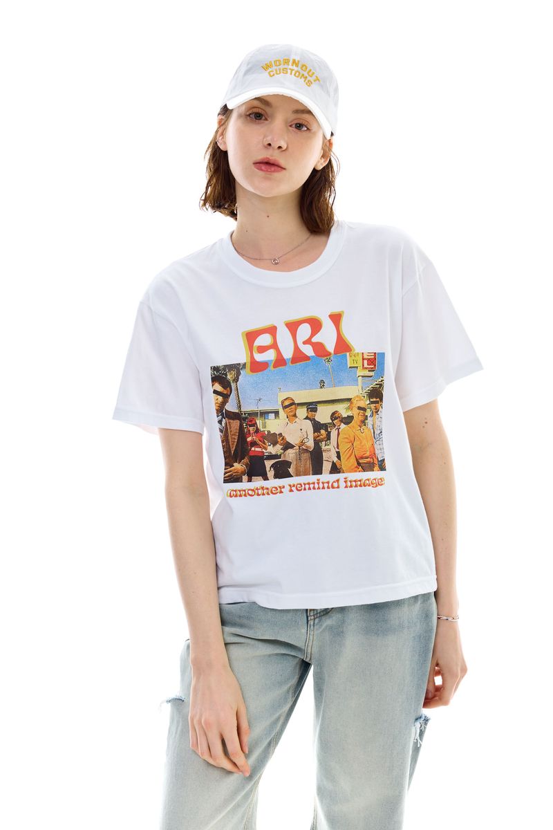 NAUGHTY PRINTING T-SHIRT