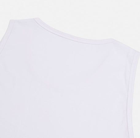 Loin Over Fit U-Neck Cut Sleeveless