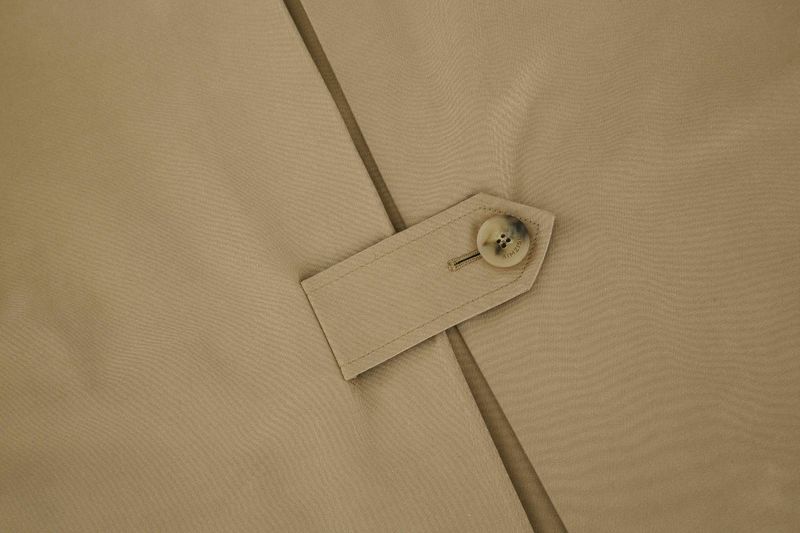 Throat Latch Trench Coat _ Beige