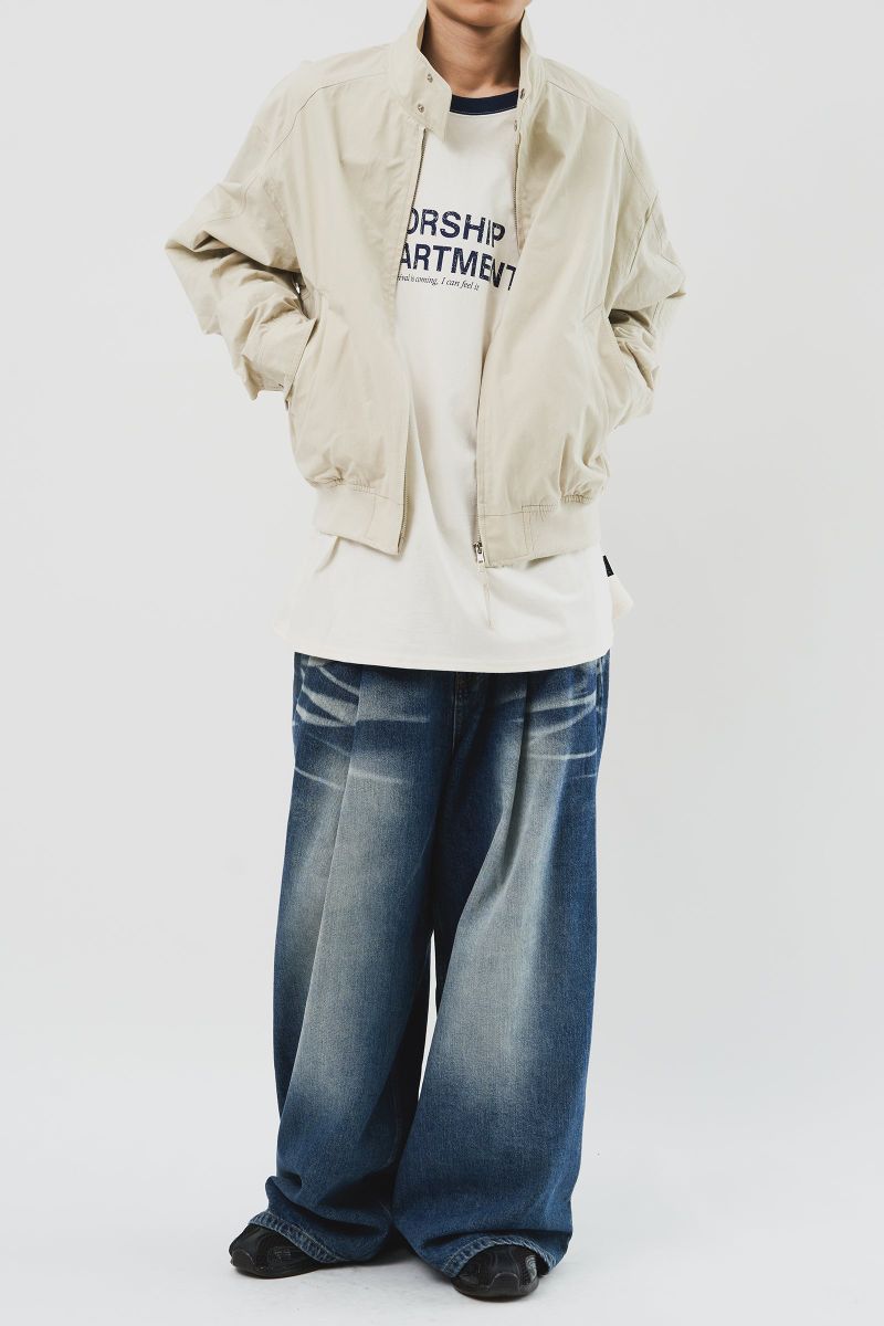 Biker Harrington Jumper (4color)