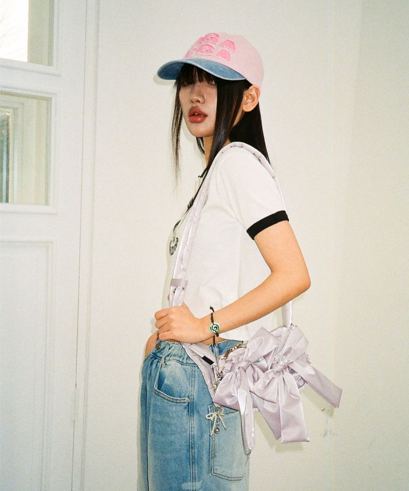 Knotted Micro Padding Bag (Light Purple)