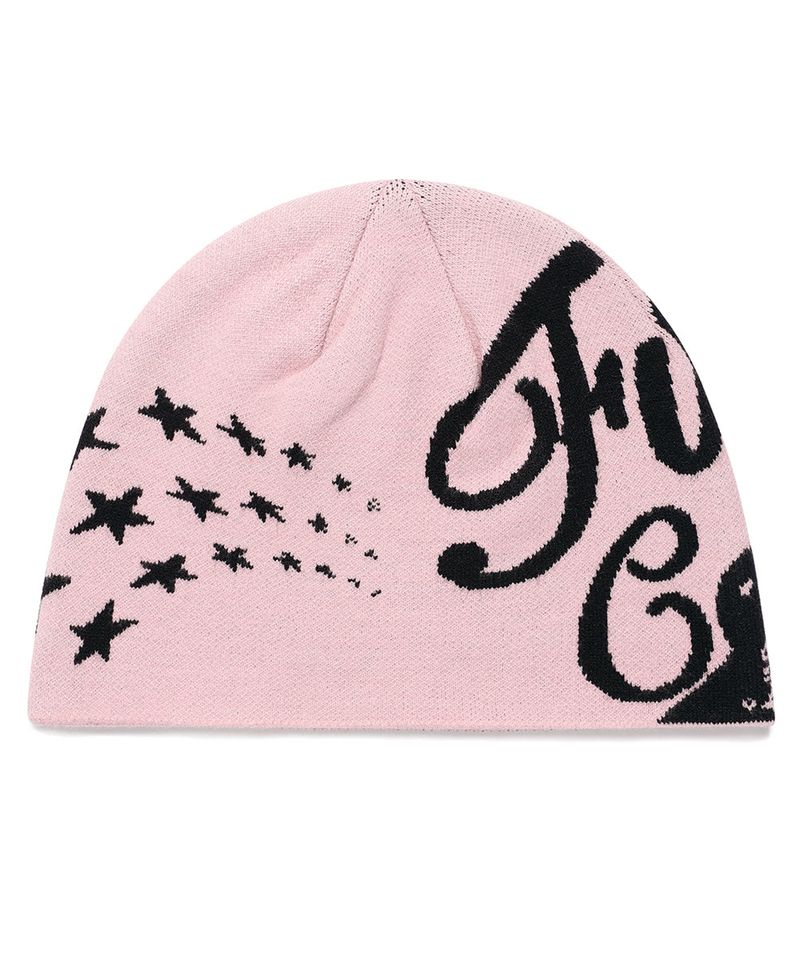 JACQUARD GUITAR BEANIE PINK(CV2DSUAB23A)