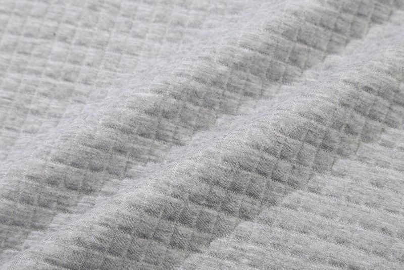 WAFFLE EMBOSS TURTLENECK_GREY