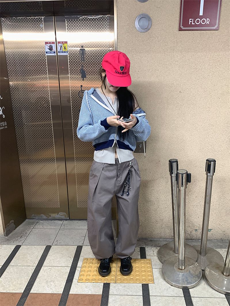 WAFFLE HOOD ZIP-UP (2C)