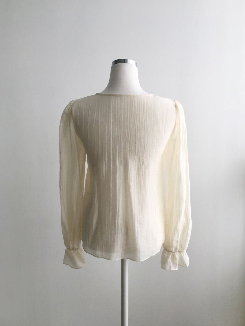 Isabelle shirring blouse