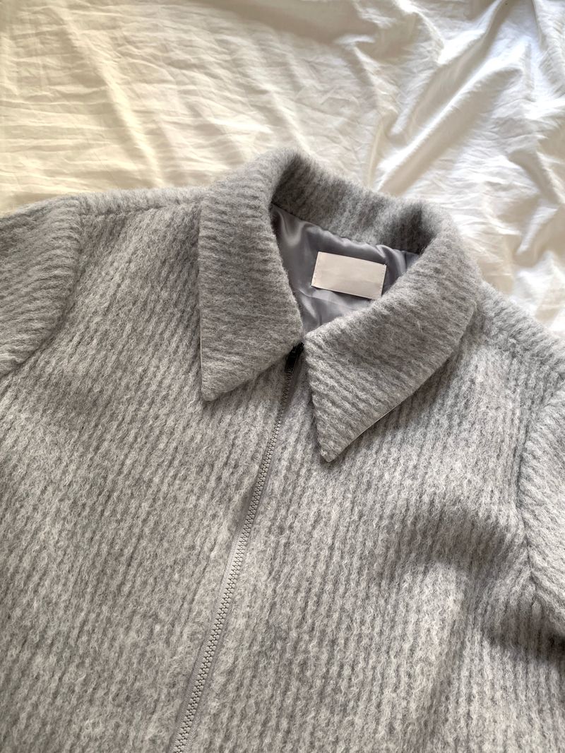 [Wool 50] Milko Mohair Short Collar Jacket
