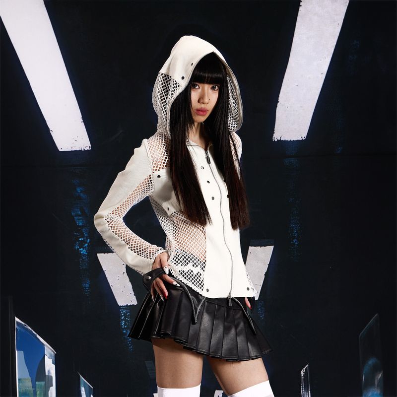 SEXXDEVIL（セックスデビル）の「SEXXDEVIL Cross Mesh Jacket（Tops）」