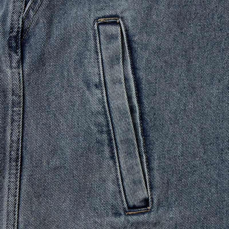 LEGACY CURVED CUT OFF DENIM JACKET