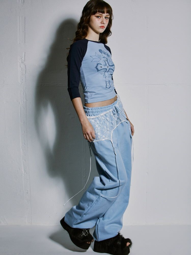  GARTER LAYERED SKIRT