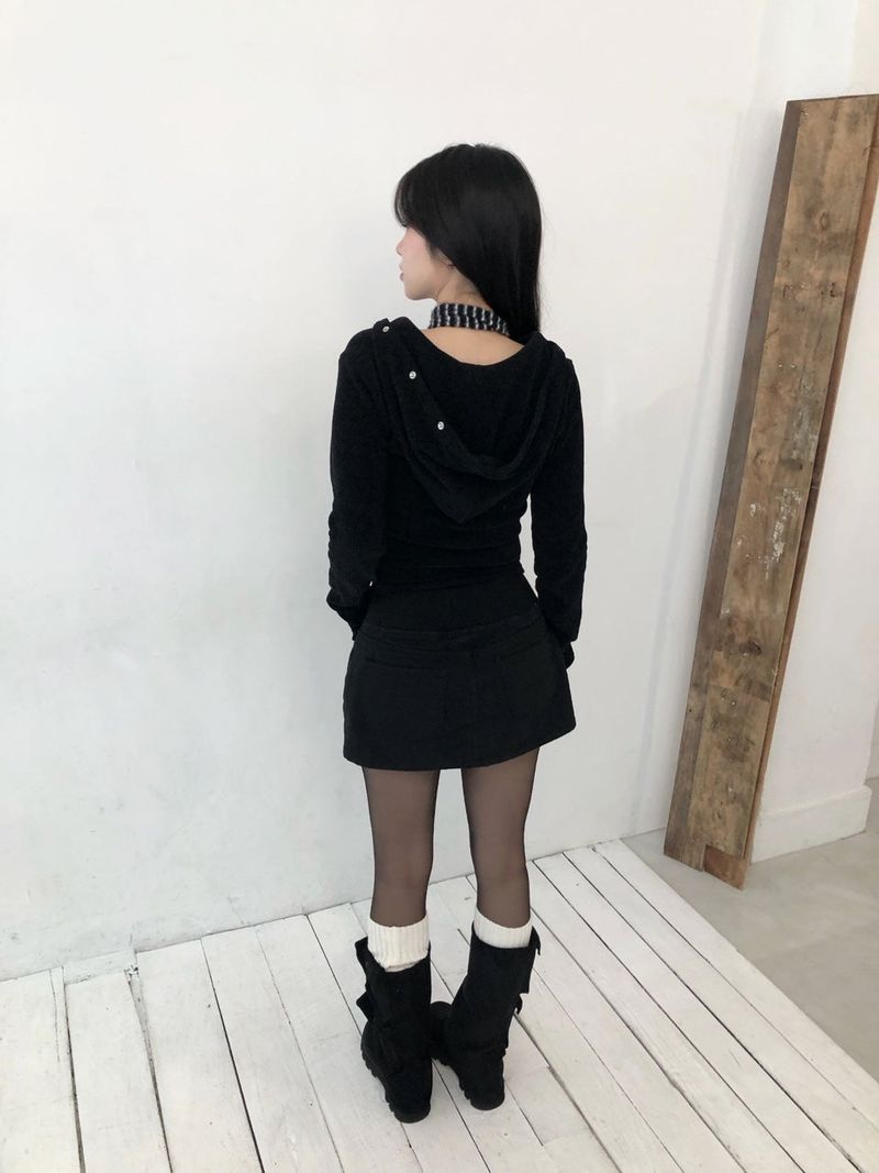 Cotton banding skirt