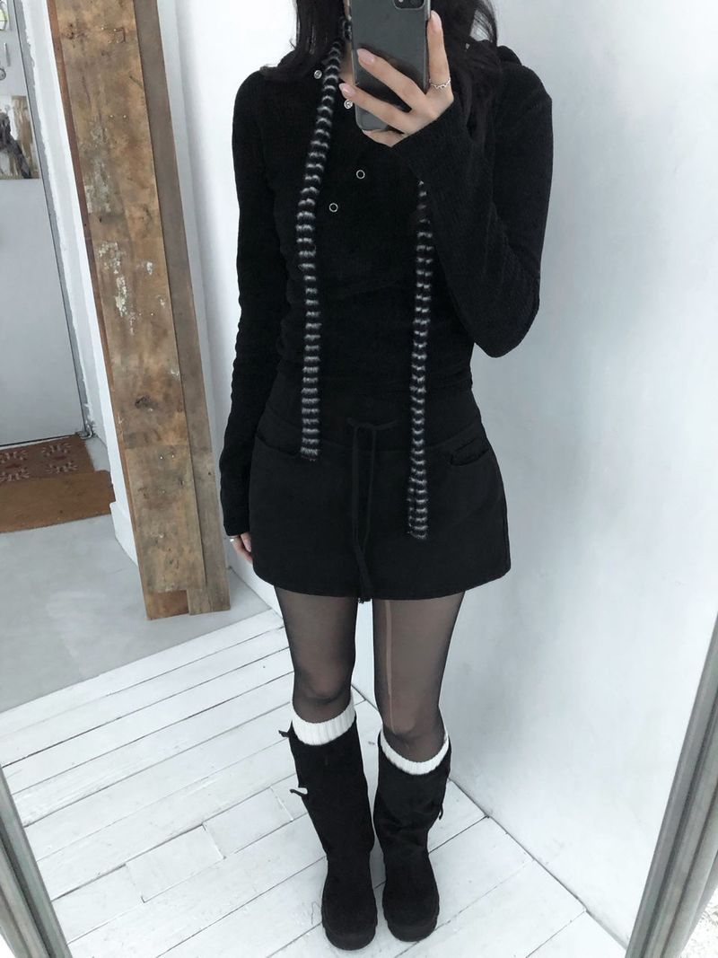 Cotton banding skirt