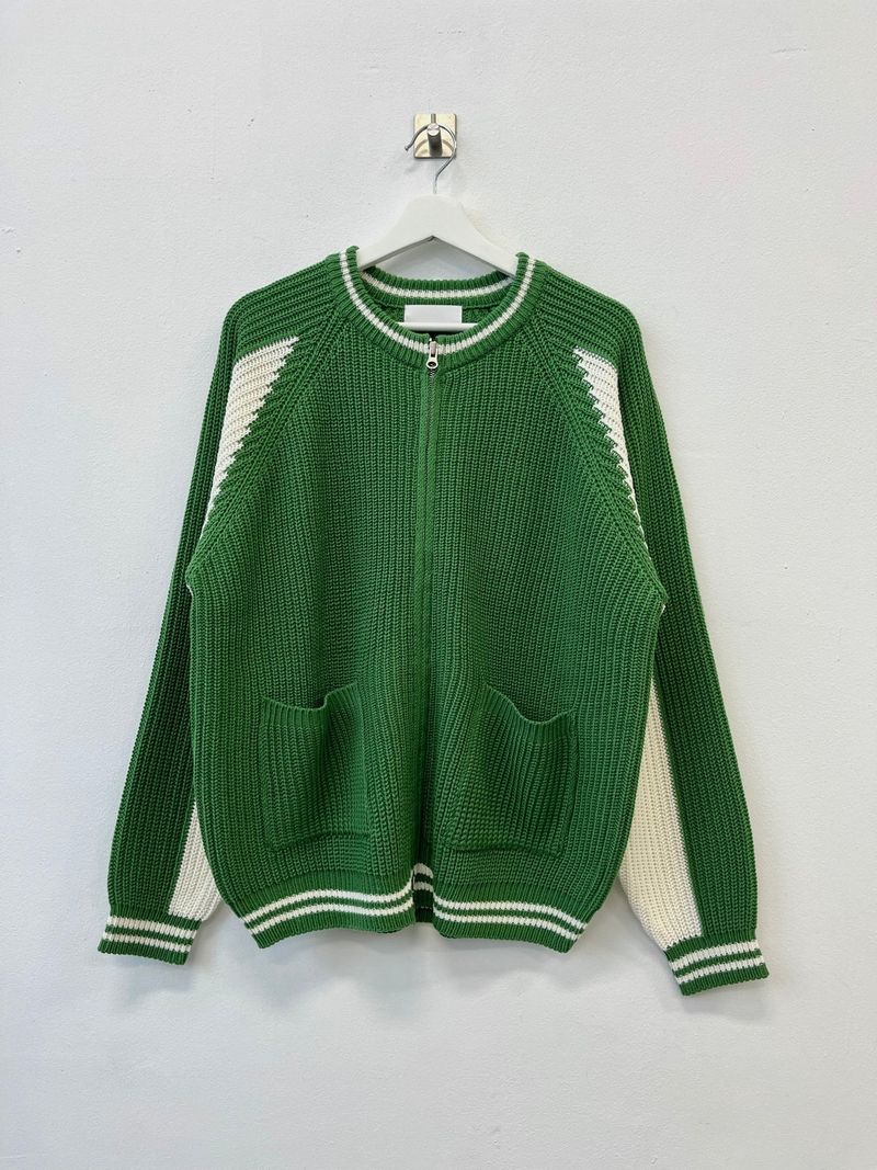Nordi varsity knit zip-up 4C