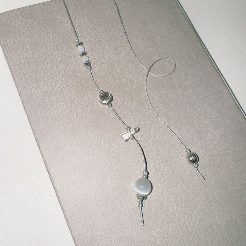 silver shell bookmark