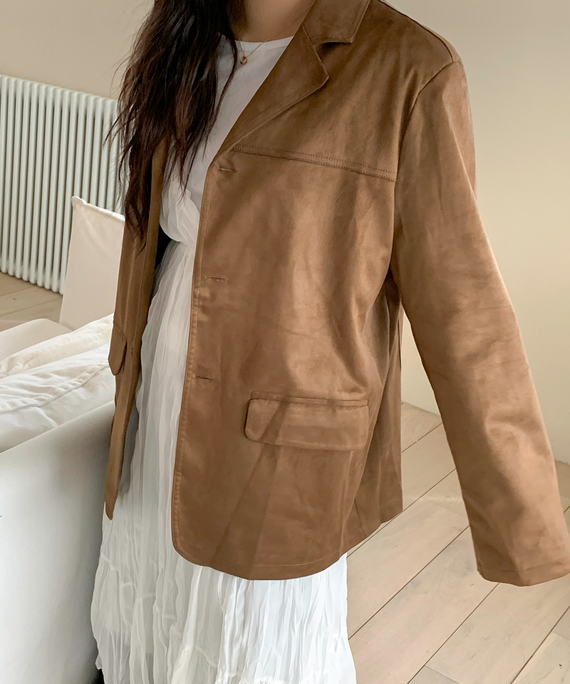 Autumn Suede Collar Jacket