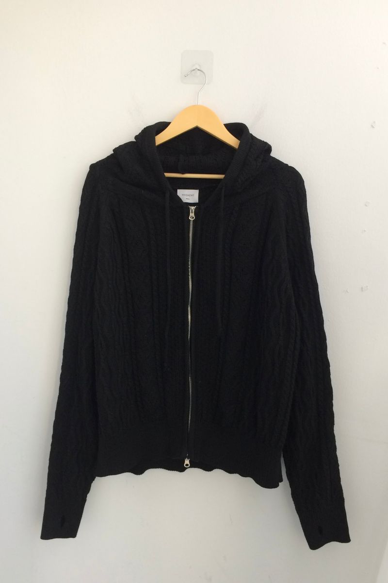 Two Way Cozy Textured Knit Hood