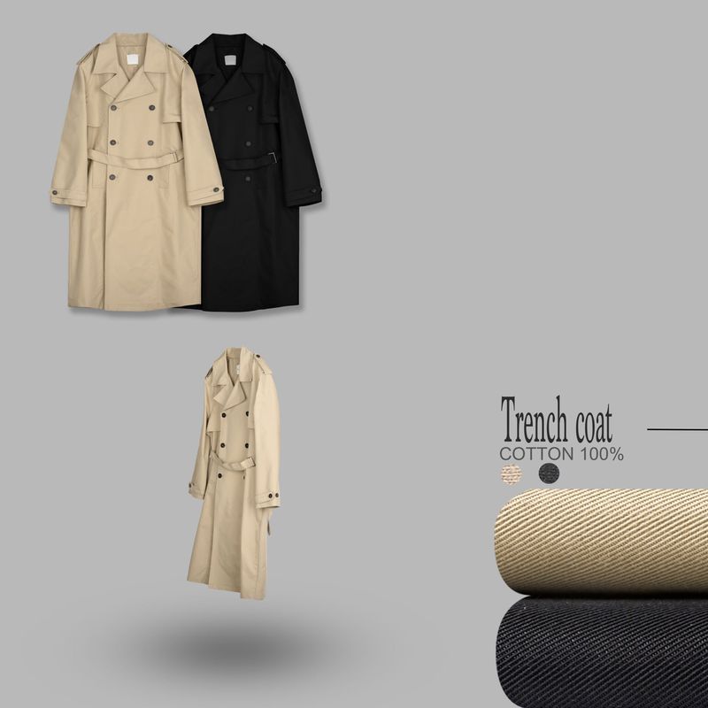LMN St. Oversized Trench Coat (2 colors)